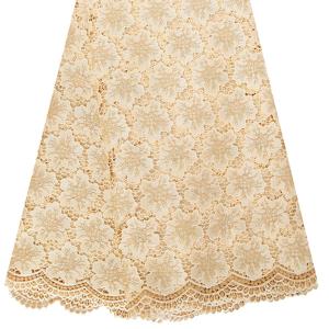 Quality F50275 51&quot;-52&quot; customizable embroidery retail african cord lace fabric 5 yard from china wholesale
