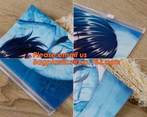 Quality clear pvc pencil bag/ziplock plastic clear pvc pencil case/custom color plastic pencil bag wholesale
