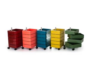 Quality Small Hot Pot Restaurant Movable Side Cabinet Colorful With Multi Layer wholesale