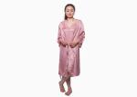 Pink Color Home Ladies Satin Pyjamas Night Dresses Sleepwear Two Pcs Design