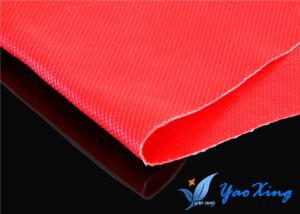 Quality 18OZ Double Sides Silicone Coated Fiberglass Fabric With Good Fireproof Performance wholesale