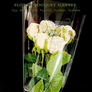 Quality Clear Custom Printing Opp Bag Flower Bouquet Sleeves Rose Diy Packaging wholesale