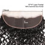 Brazilian Swiss 13x4 Lace Closure Weave Double Drawn No Shedding