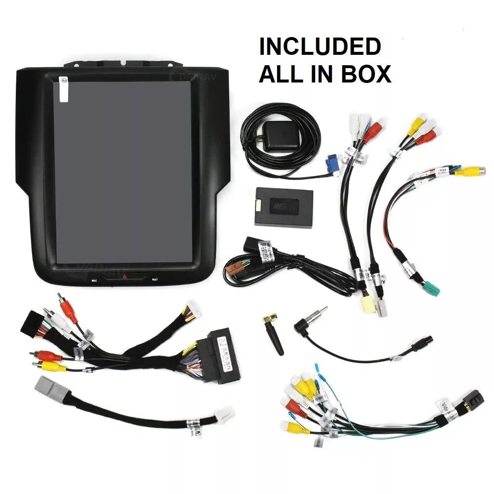 9.7 Inch 8+128G Car DVD Player Android Dashboard Screen For Dodge Ram 2013-2017