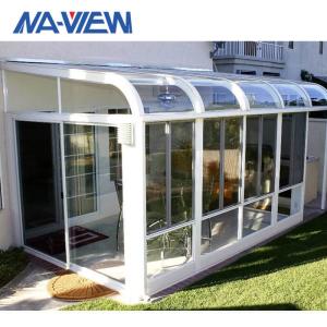 Quality Heat Insulating Front Free Standing Conservatory Prefab Sunroom Addition wholesale