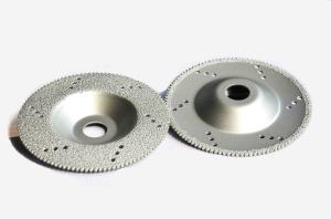 Quality Vacuum Brazed 4 Inch 4.5 Inch Stone Diamond Tools For Grinding Chamfering wholesale