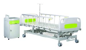 Quality 470MM ABS Adjustable 3 Crank Manual Hospital Bed wholesale