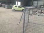 Construction Building Rubbish Cage Brisbane Cage With 2 Gates / Lids