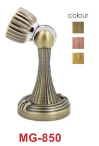 Adjustable Zinc Magnetic Door Stopper AB Finish Box Packing