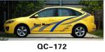 PVC Custom Car Body Sticker QC-172I / Car Decoration
