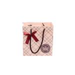 Offset Printing Creative Plaid Business Gift Bag For Jewelry