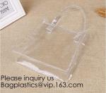 Manufacturer Custom Logo Transparent Clear PVC Plastic Portable Packaging