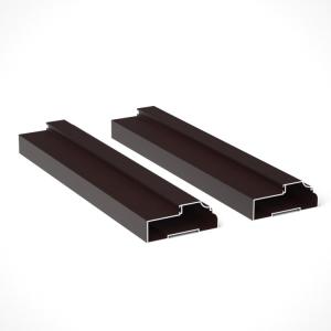 Quality OEM 6063 Anodized Construction Aluminum Profile Powder Coating wholesale