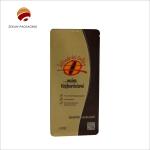 Biodegradable 200g - 1000g Quad Seal Coffee Bag Gravure Printing