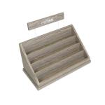 Wood POS SkinCare Product Bamboo Counter Top Display Rack Cleanser Oil Boutique