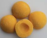 Sweet IQF Frozen Fruit , Freezing Peeled Yellow Peach Half / Dice / Slice