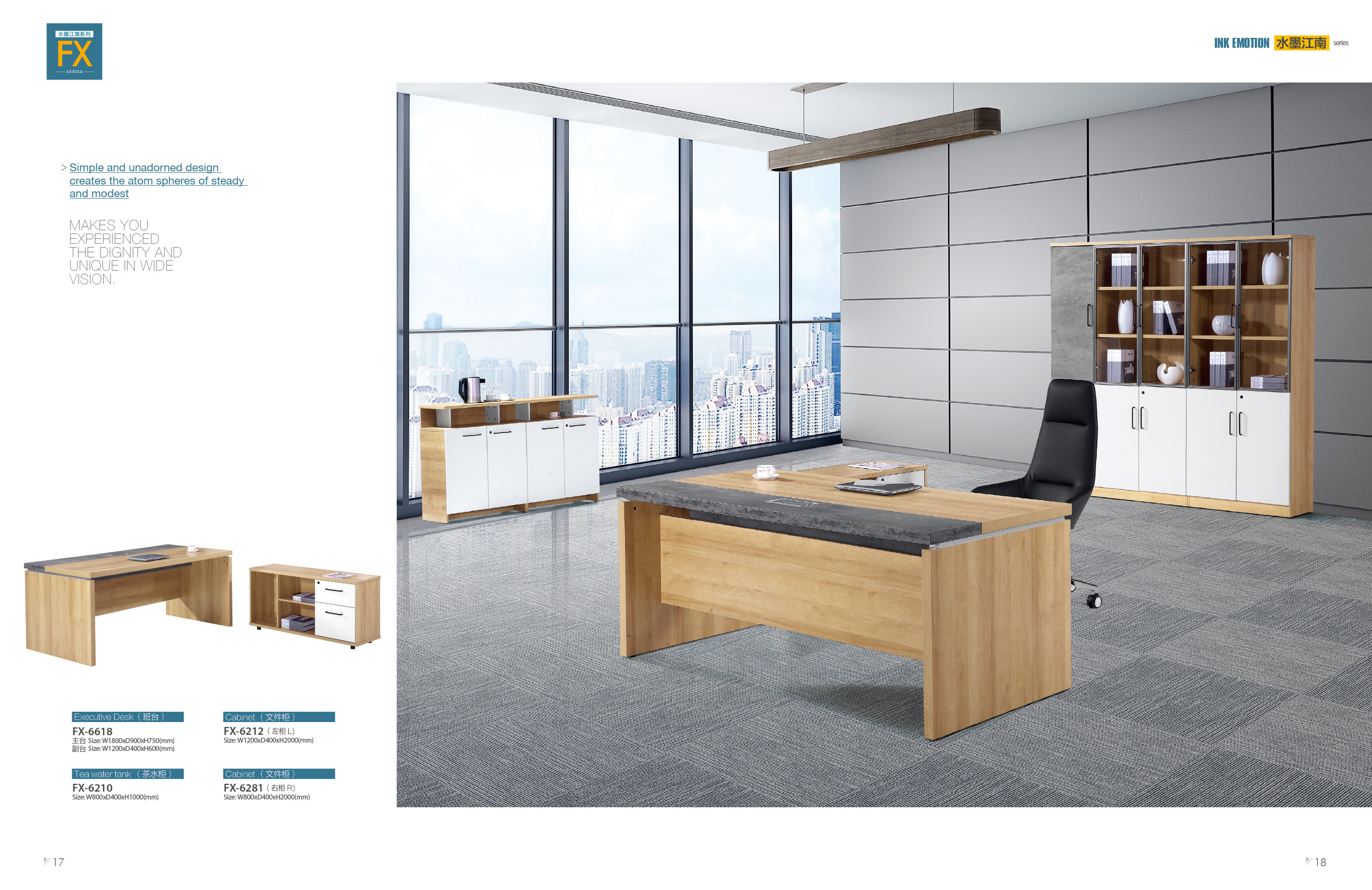 Amerian Walnut Wooden Office Manager Desk With 5 Years Warranty