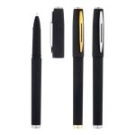 Black Matte Plastic Carbon Based Ink Gel Pen 0.5mm For Office Hotel Bank