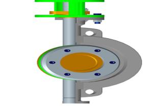 Quality Size 100mm Wafer Butterfly Valve Three Eccentricity wholesale