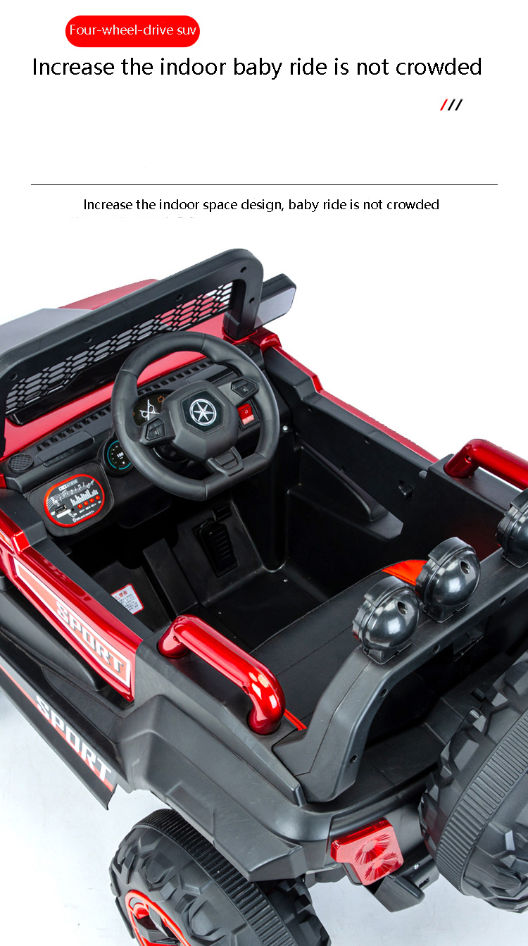 4 Wheel 12V UTV Kids Electric Toy Drive Ride on Car with Multi-Function Remote Control