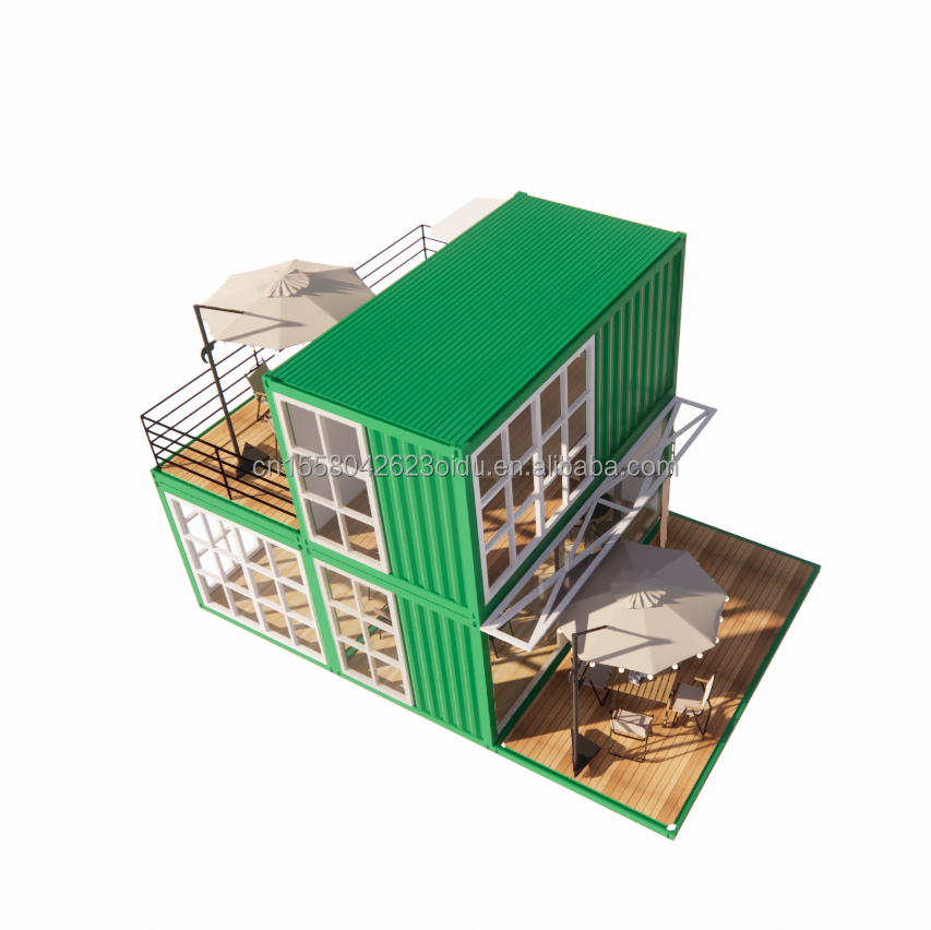 Fully Furnished Container Housing Customized Color 20 ft Sea Freight Container for Hotel and Supermarket Needs Only