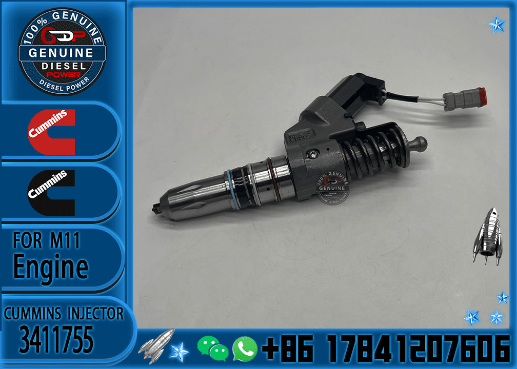 Common rail injector fuel injecto 3411845 3411754 3411755 492825 4928517 for M11 Excavator