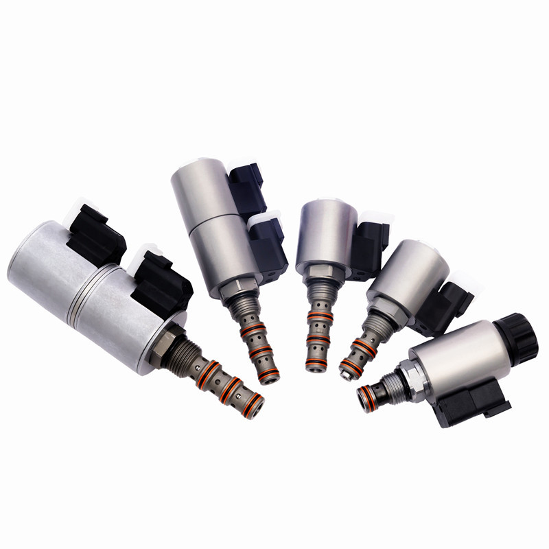 Customized Cartridge Solenoid Valve 4 Way 3 Position Hydraulic Valve
