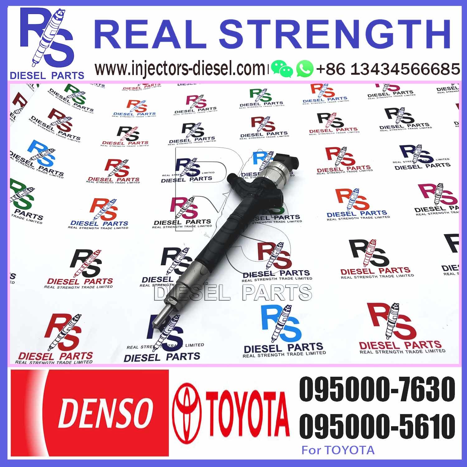 diesel fuel engine injector 095000-7630 23670-0R170 engine high pressure pump engine injection injector 095000-7630