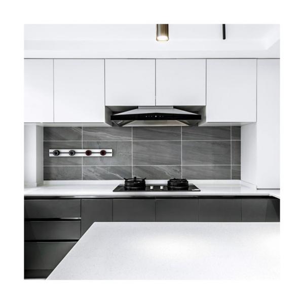 Blum Hardware American Style White Lacquer Kitchen Furniture with MDF Door