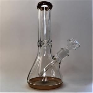 Quality 17Inch Glass Water Tube Percolator Luminous Glass Tobacco Pipe wholesale