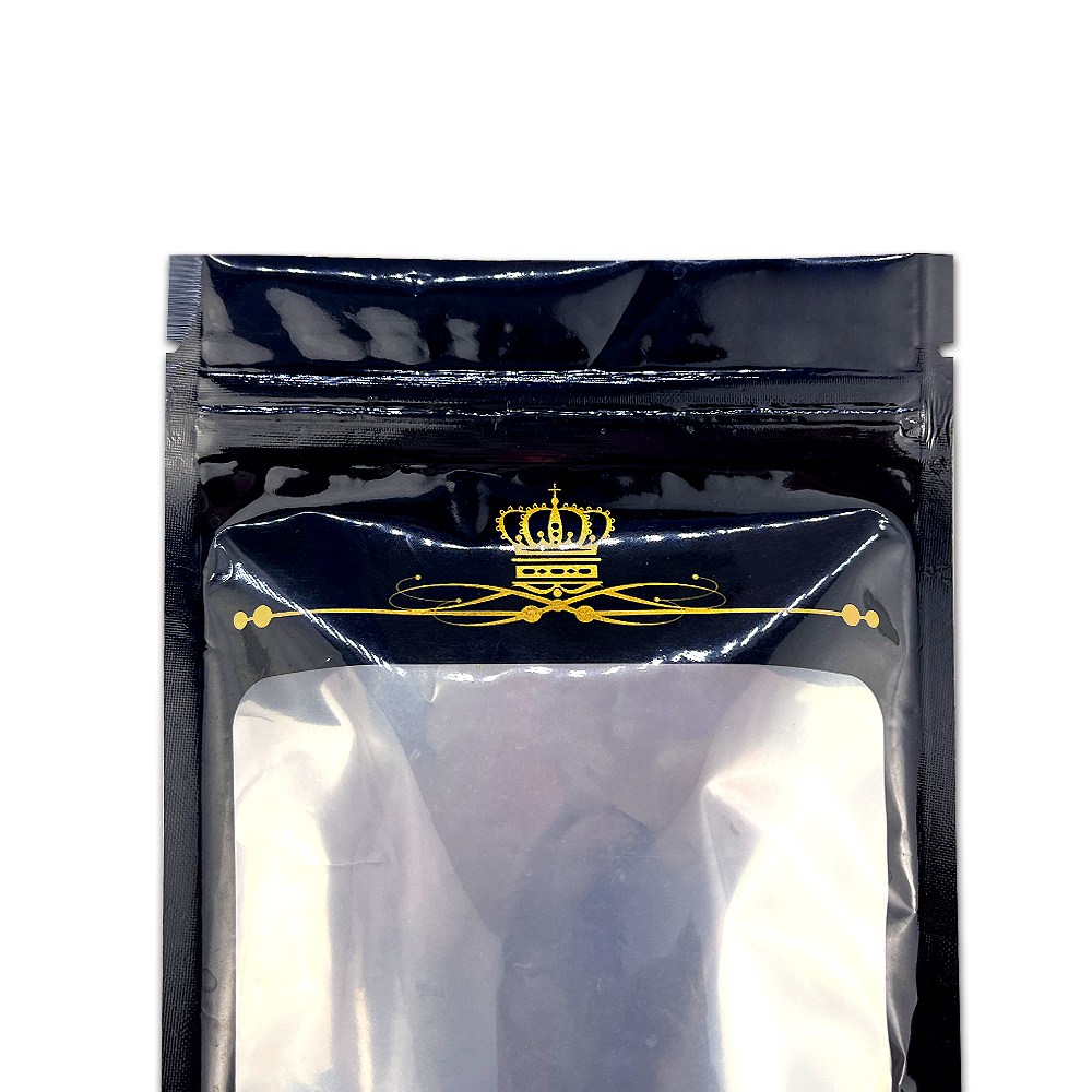 Custom Digital Printing Aluminum Foil Stand Up Pouch With Clear Window