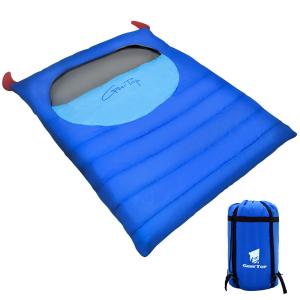 Quality 210*160cm 190T Polyester Warm Sleeping Bags For Camping wholesale