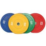 25kg 45LB Dumbbell Barbell Kettlebell Set Adjustable Weight Bumper Plate