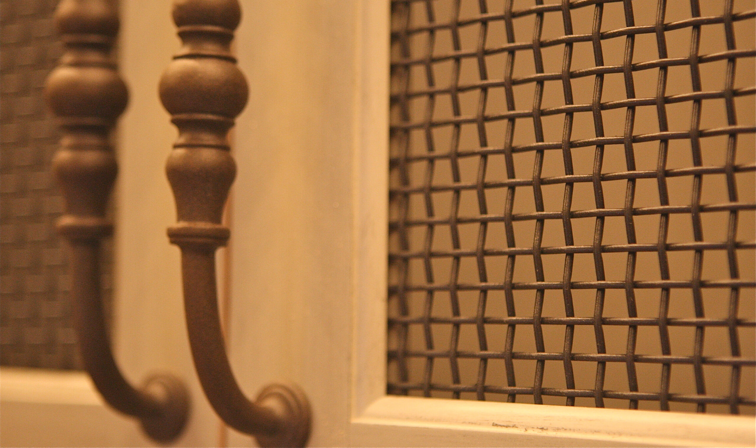 30m Length Stainless Steel Architectural Mesh Modern Architecture Antique Brass Plated Wire