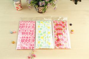 Quality Non Woven Funny Printed Disposable Face Mask For Child / Adult OEM Shape wholesale