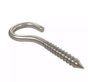 Quality Indoor Outdoor Metal Screw Hooks High Corrosion Resistance Easy To Fit wholesale