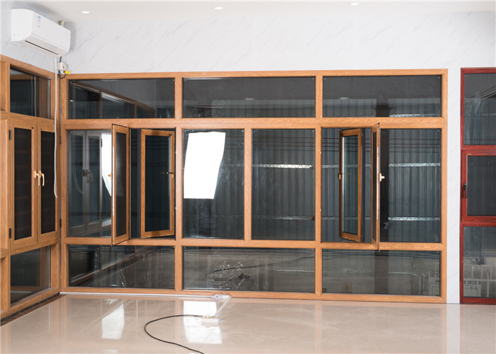 Commercial Aluminum Tilt And Turn Windows Vertical / Horizontal Opening