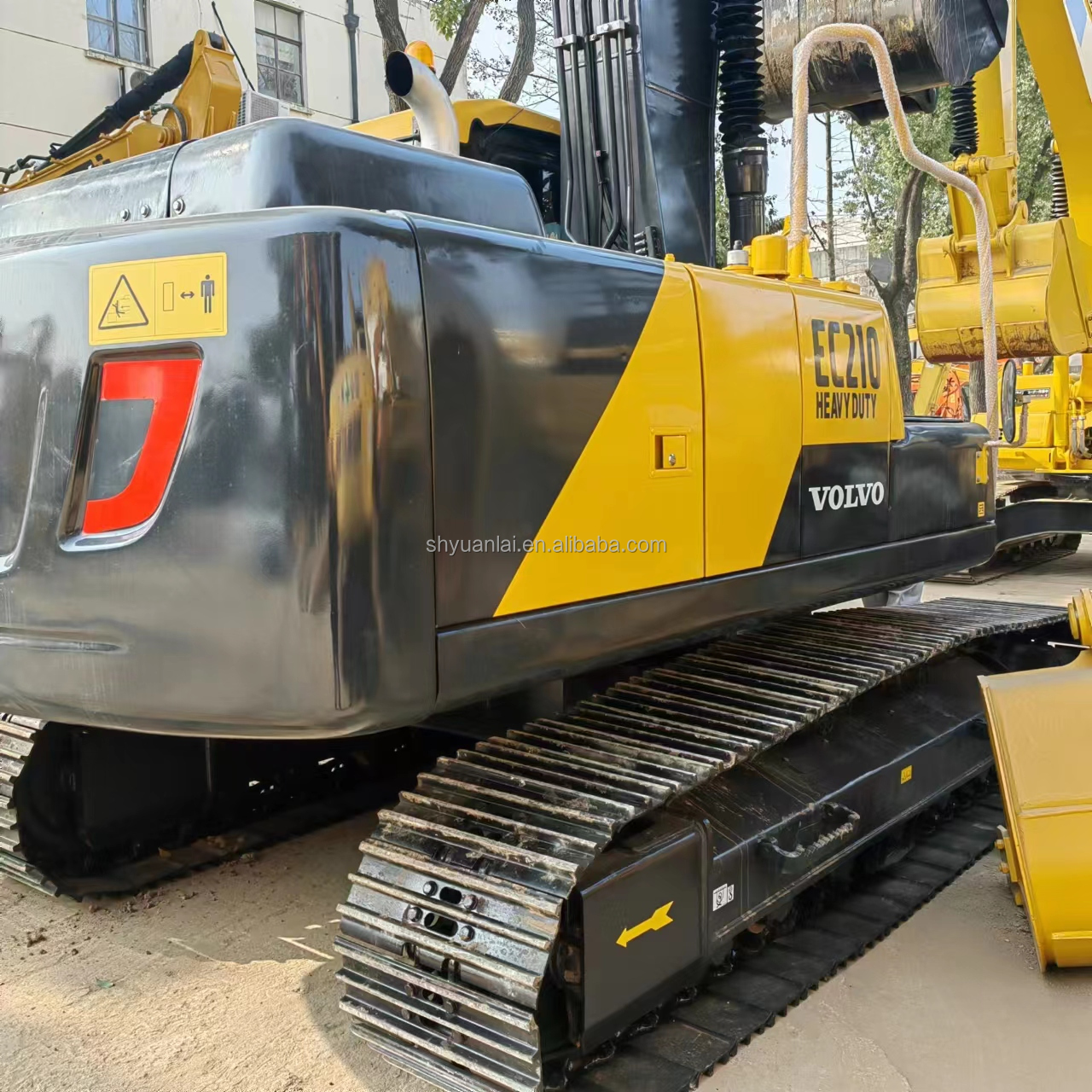 Volvo 210 Hydraulic Excavator 21000KG Machine Weight And 107KW Power