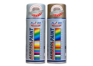 China OEM 450ml Metallic Gold Acrylic Paint Spray Aerosol Can Flash on sale