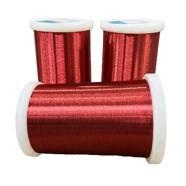 UEWF U0 Enamelled Round Copper Wire 0.50mm-1.00mm High Thermal Polyurethane High Speed Coiling Processing