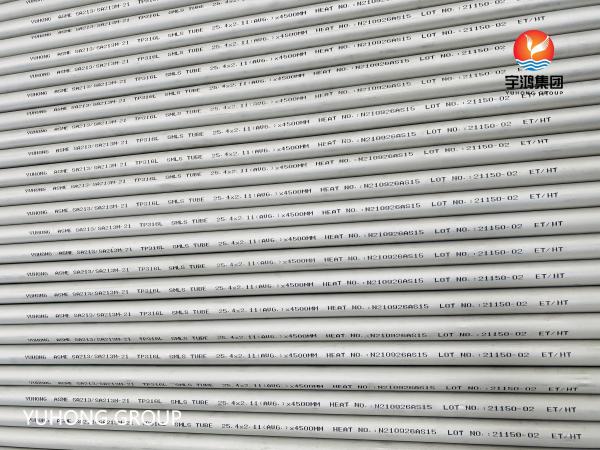ASTM A213 TP316L Stainless Steel Seamless Cold Rolled Pipe For High Temperature