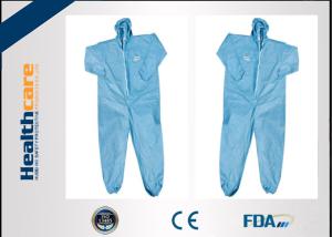 Quality Unisex Disposable Plastic Body Suit Protective Clothing Fluid Resistant S-3XL wholesale