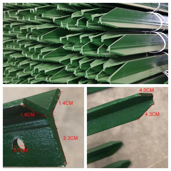 Cheap Customizable Low Carbon Steel Y Post Silver For Secure Fencing for sale