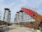 Customizable Steel Arch Bridge Heavy Load Long Span