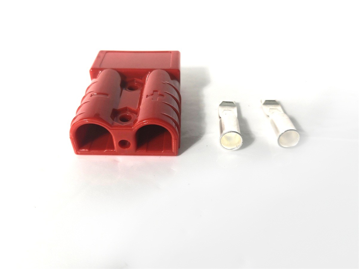 50A 600V Trailer Electrical Connector Red Wire Harness Plug Connector