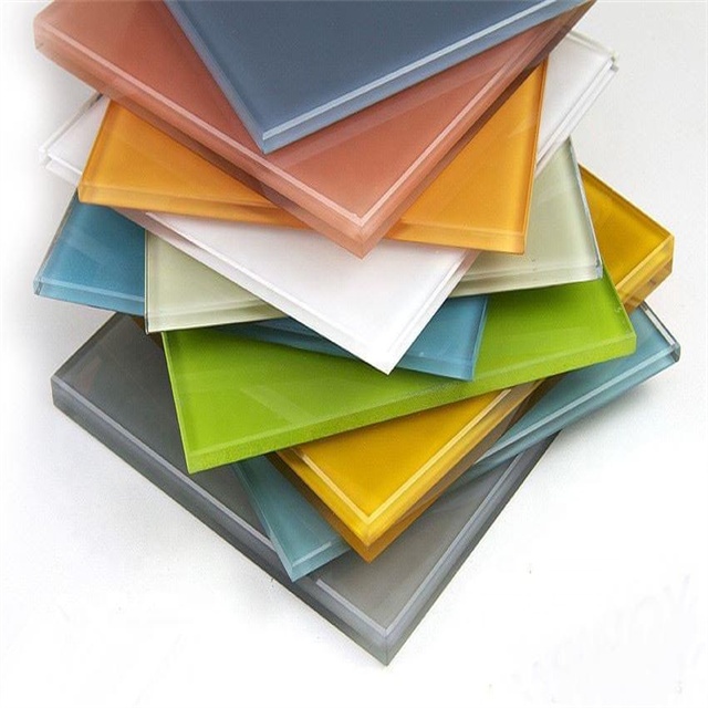 Customized Color Decorative Lacquered Glass for Wardrobe Cabinet Wall Office