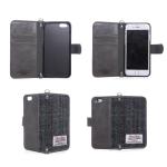 IPhone 6/6s Leather Phone Case , Synthetic Leather Suede Flip Wallet Case Cover