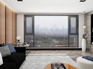Quality Customizable Aluminum Alloy Casement Windows Soundproof / Insulated Office Building Essential wholesale
