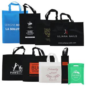Quality Foldable Custom Logo Stock Reusable Grocery Packaging Tote Bag wholesale