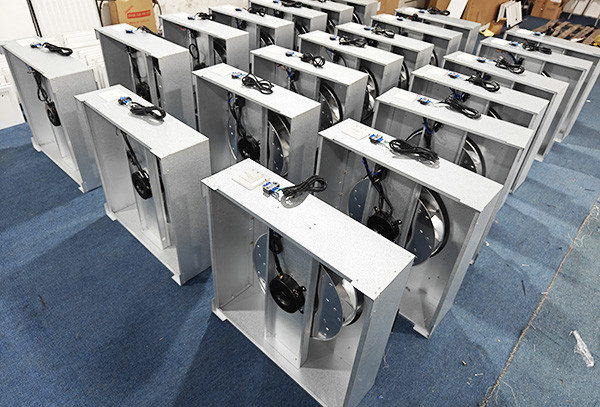 Low Noise Fan Filter Units For Clean Rooms With Uniform Velocity And Computer Control